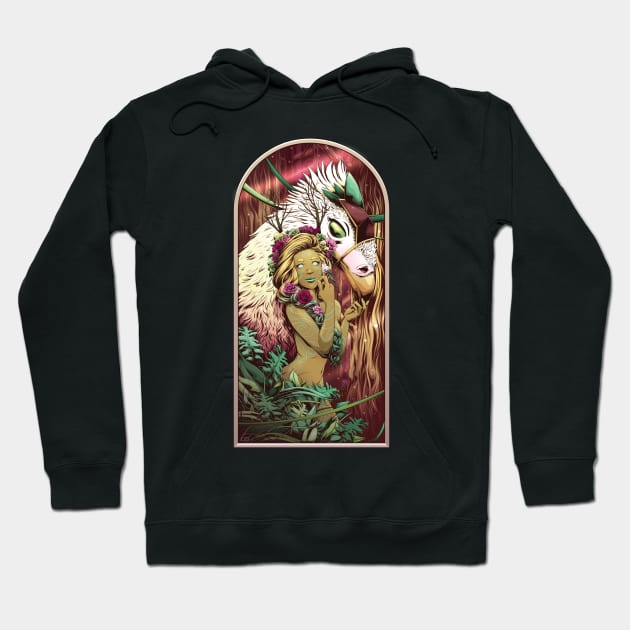 Lady of the Woods Hoodie by redappletees